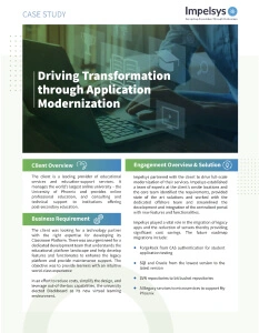 Driving transformation through application modernization