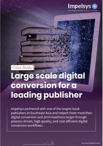 Large scale digital conversion for a leading publisher