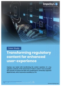 Transforming regulatory content for enhanced user-experience