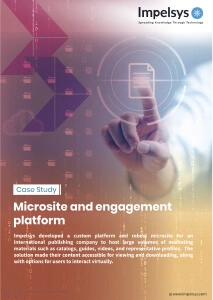 Microsite and Engagement Platform