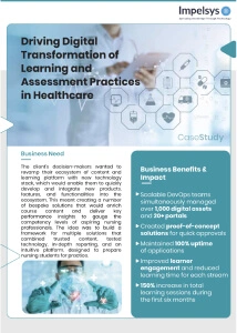 Driving digital transformation of learning and assessment practices in healthcare