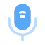 mic blue icon