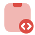 code pad red icon